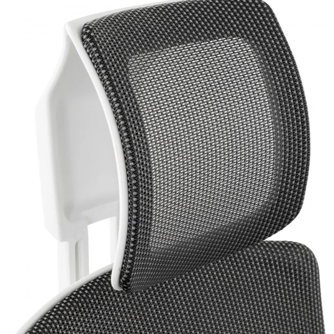 Chaise de bureau ergonomique tissu noir SALOO