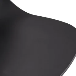 Chaise de bureau moderne 'MAGELLAN' noire sur roulettes