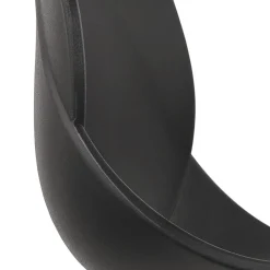 Chaise de bureau 'NADIA' noire sur roulettes