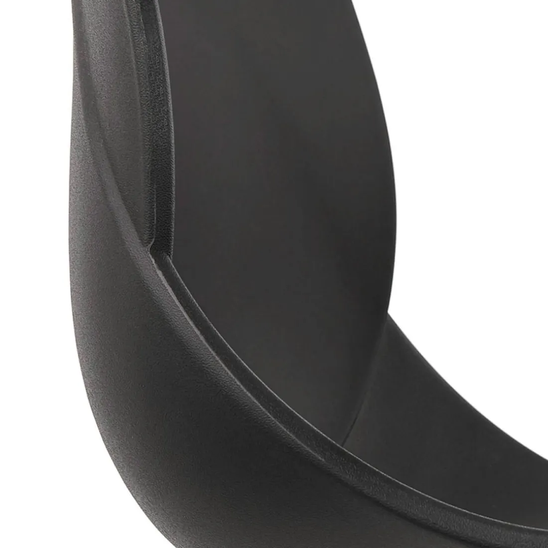 Chaise de bureau 'NADIA' noire sur roulettes
