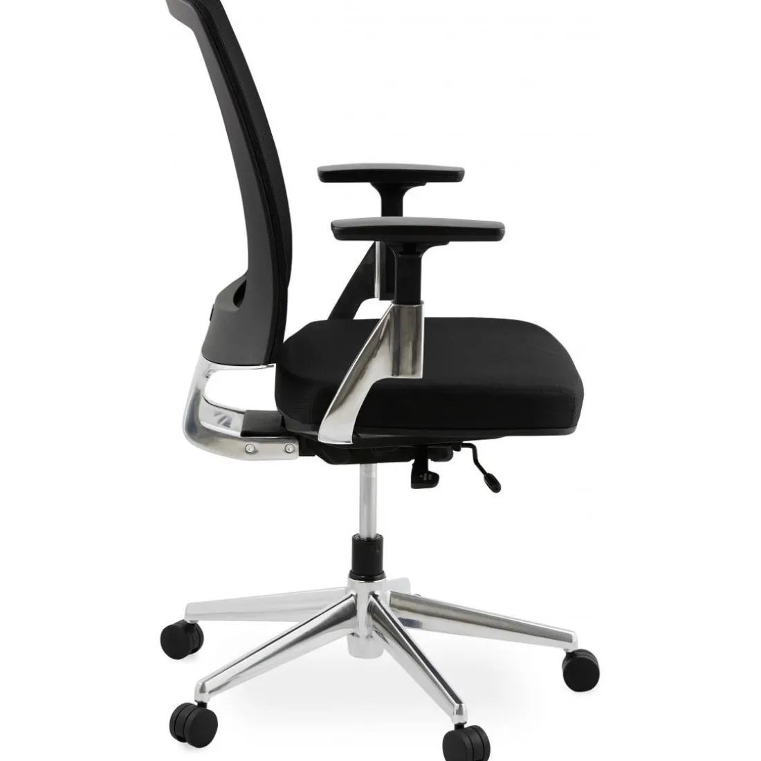 Chaise de bureau noire 65x68x111 cm BSIMONE