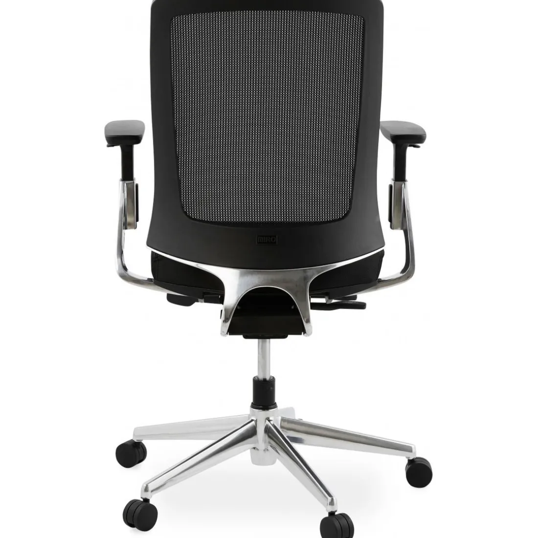 Chaise de bureau noire 65x68x111 cm BSIMONE
