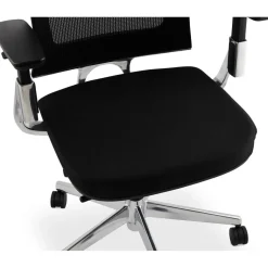 Chaise de bureau noire 65x68x111 cm BSIMONE