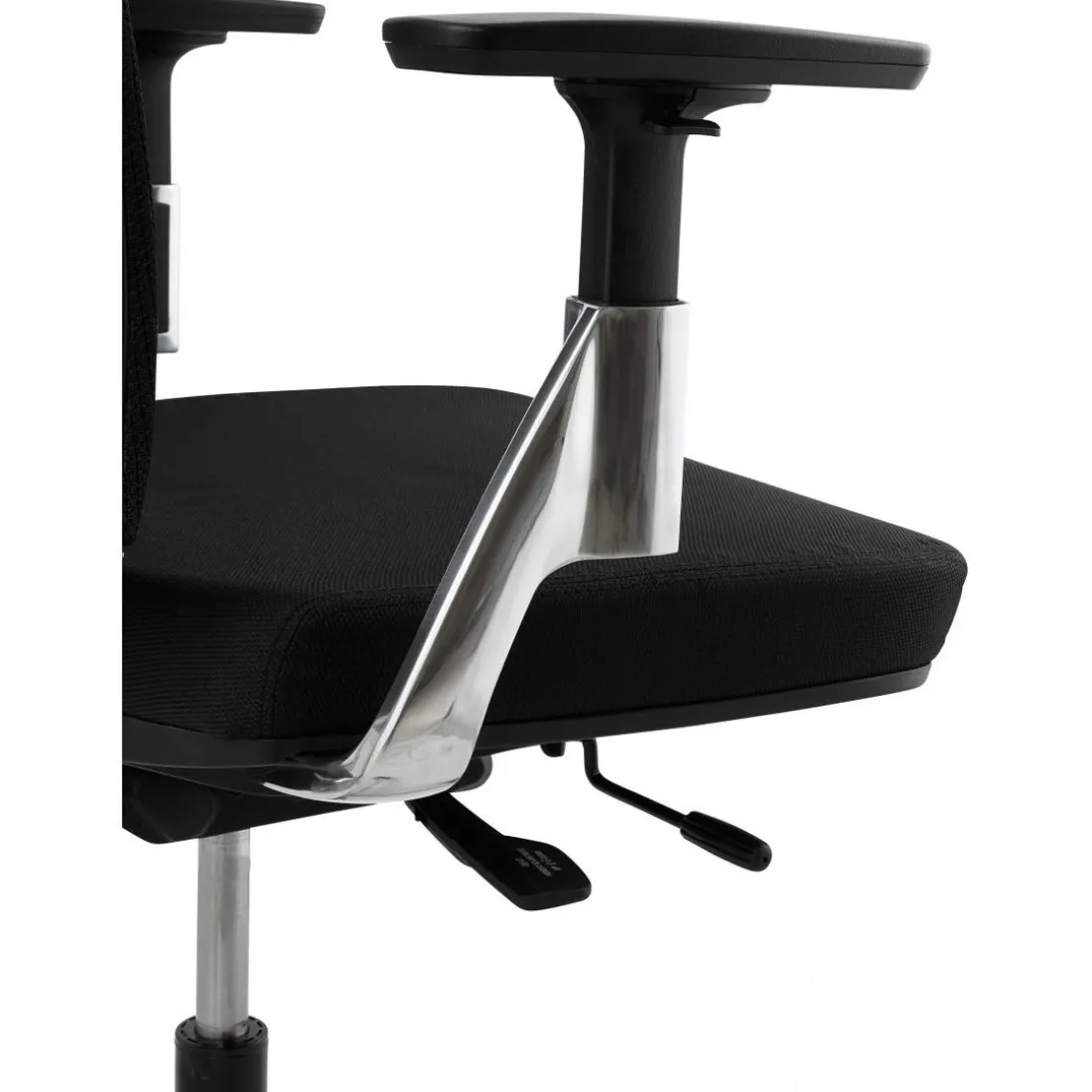 Chaise de bureau noire 65x68x111 cm BSIMONE