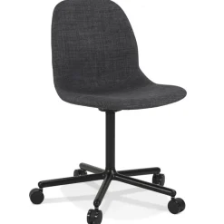 Chaise de bureau 'POLARIS' gris foncé sur roulettes