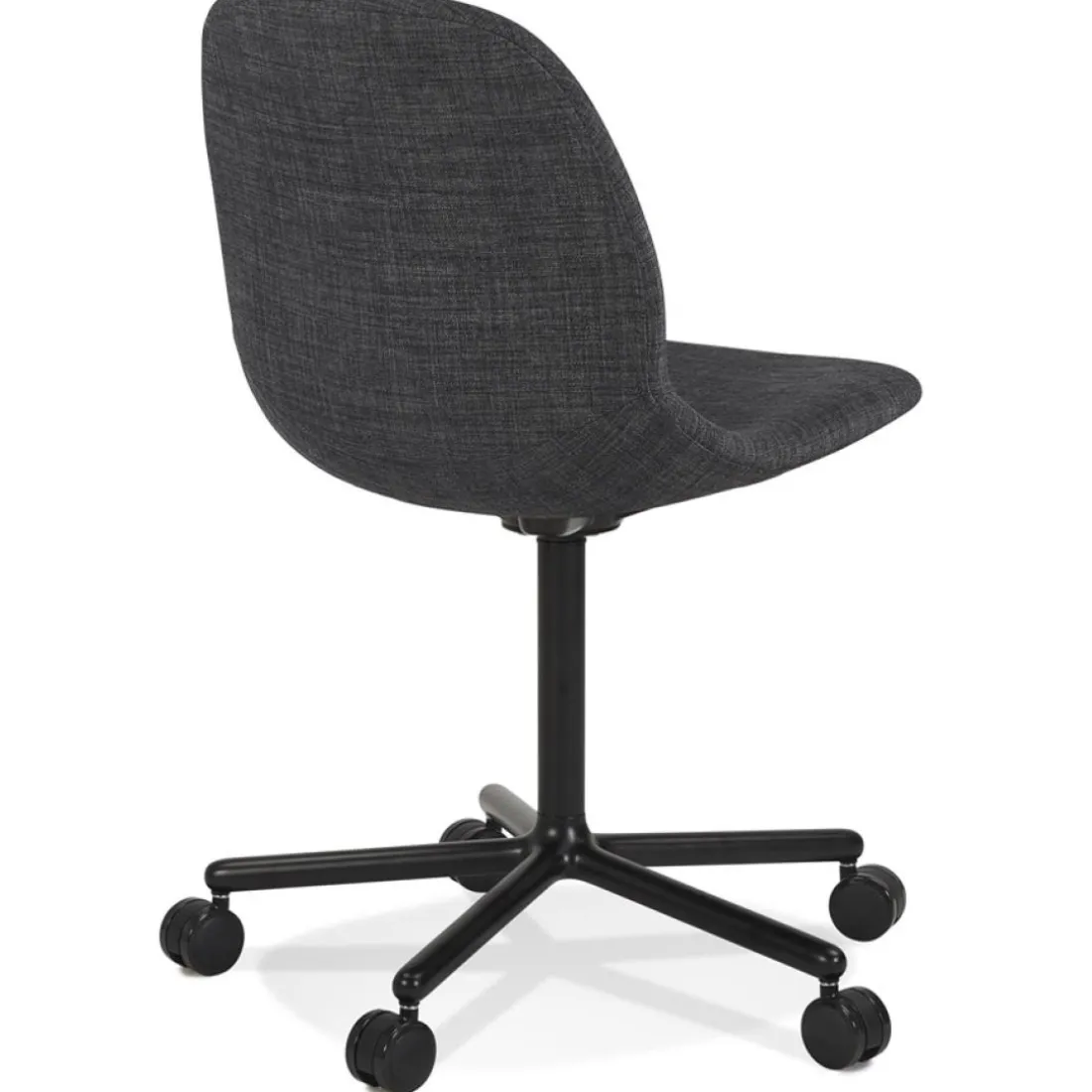 Chaise de bureau 'POLARIS' gris foncé sur roulettes