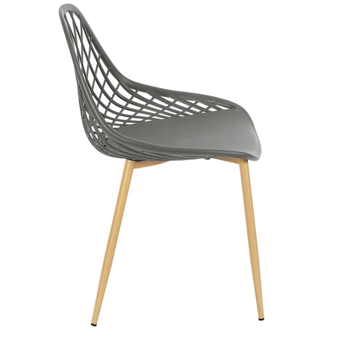 Chaise de Jardin Croisillons Gris