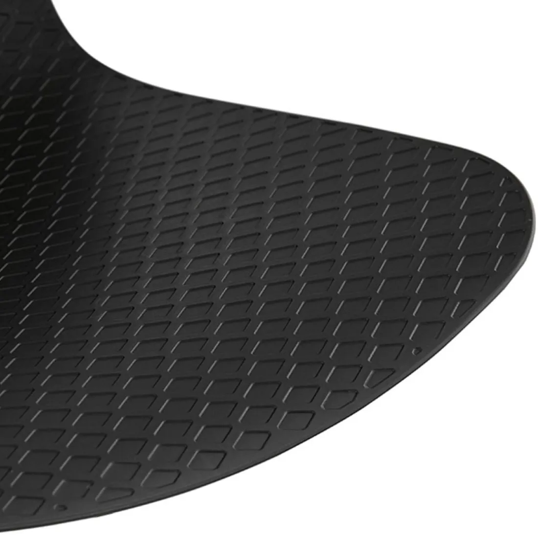 Chaise design de bureau 'EVORA' noire sur roulettes