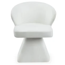 Chaise design grand confort Statik Tissu Crème