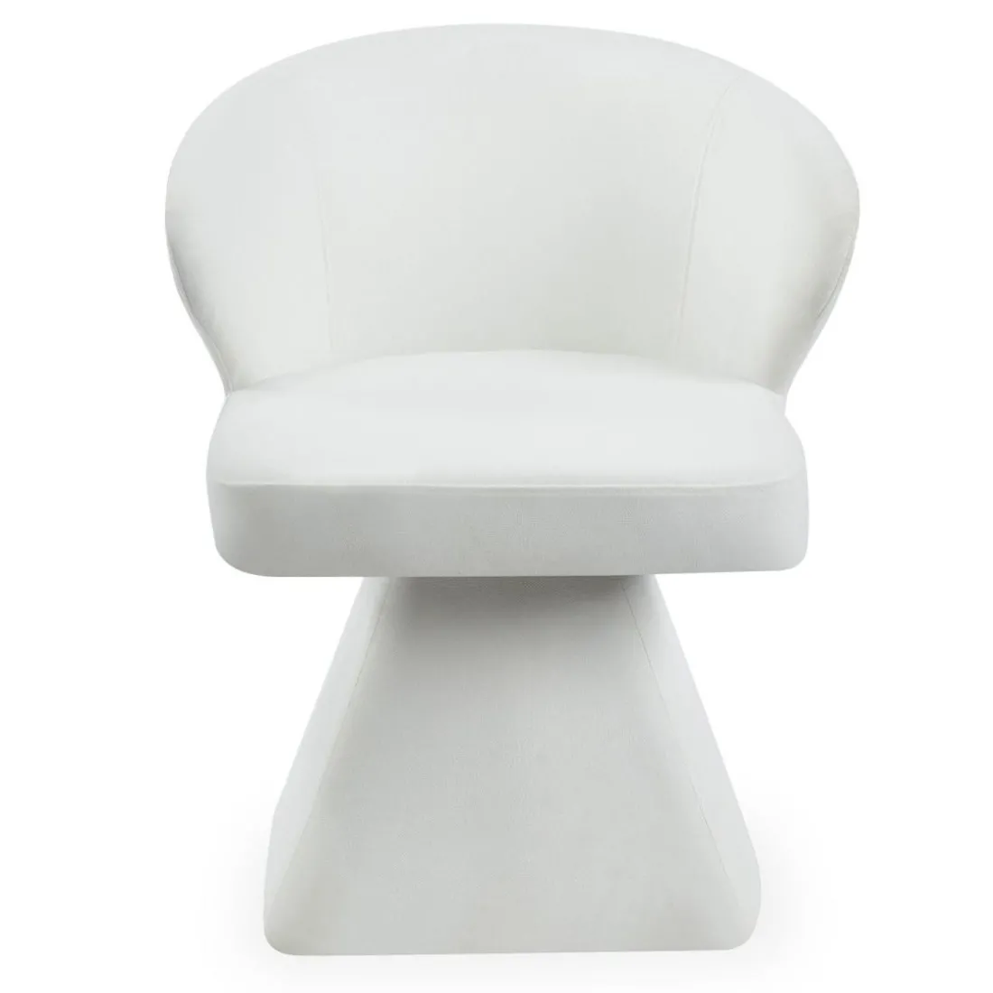 Chaise design grand confort Statik Tissu Crème
