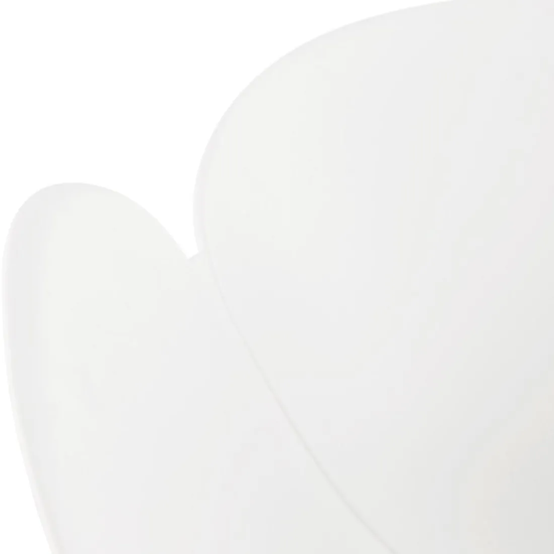 Chaise design 'SATELIT' blanche style industriel avec pieds en métal noir