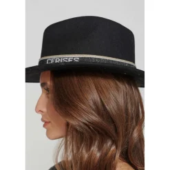 Chapeau CHAPO noir Lena en laine