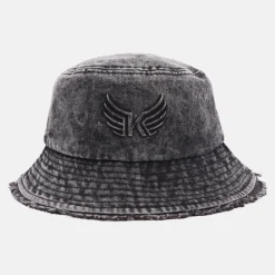 Chapeau en denim MOBI noir