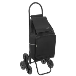 Chariot 6 Roues Métal Noir Nomade