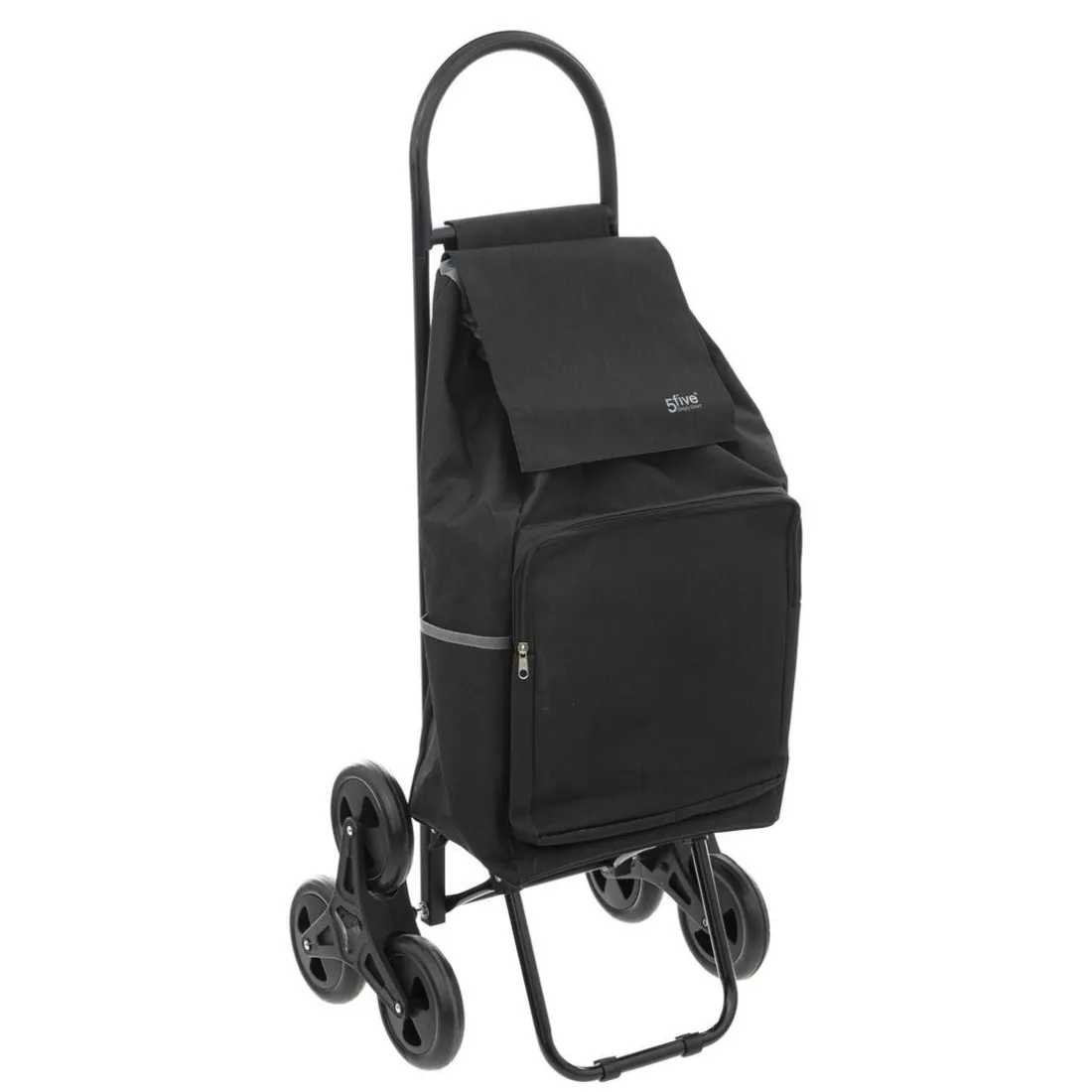 Chariot 6 Roues Métal Noir Nomade