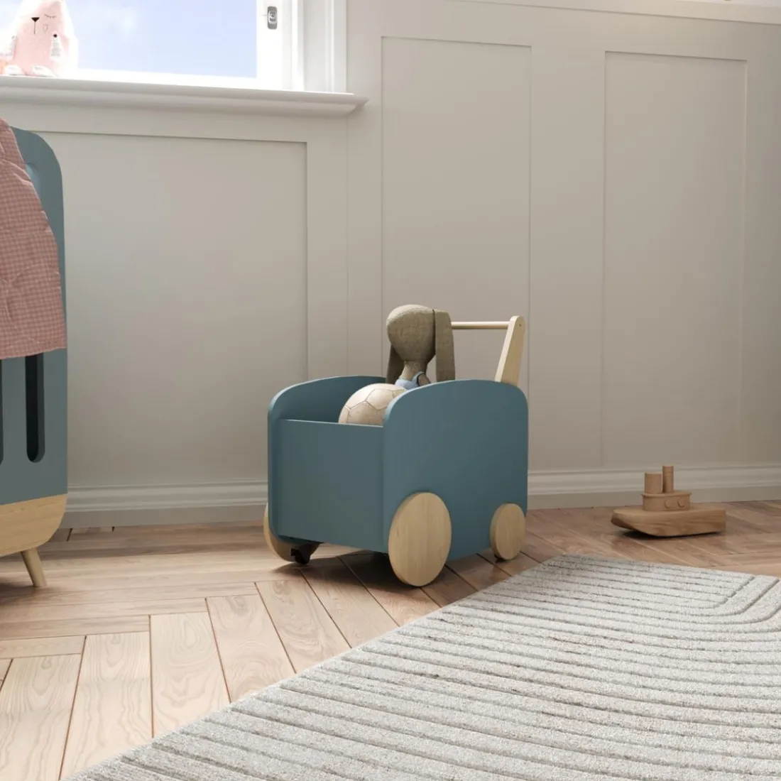 Chariot de Rangement a roulettes FIRMIANA