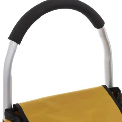 Chariot Pliant 2 Roues Aluminium Jaune Moutarde