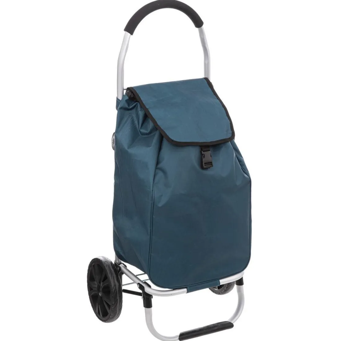 Chariot pliant 2 roues pétrole en aluminium