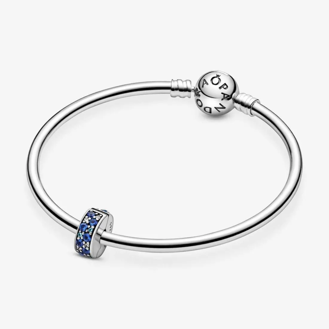 Charm Clip Pavé Bleu Pandora Moments