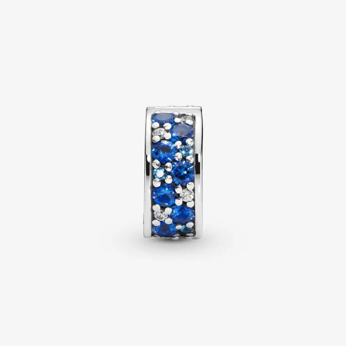 Charm Clip Pavé Bleu Pandora Moments