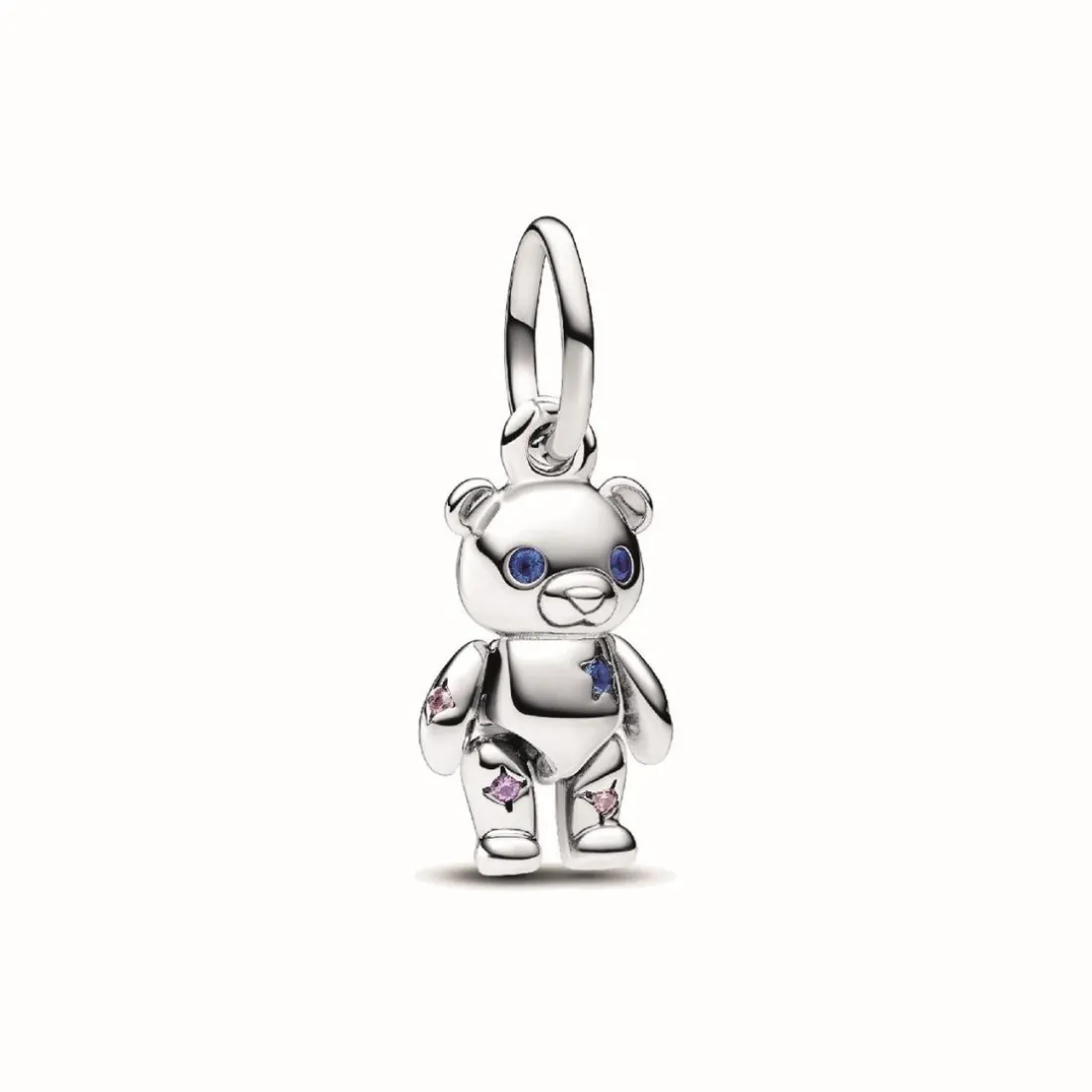 Charm Pendant Ours en Peluche Articulé - Pandora Moments