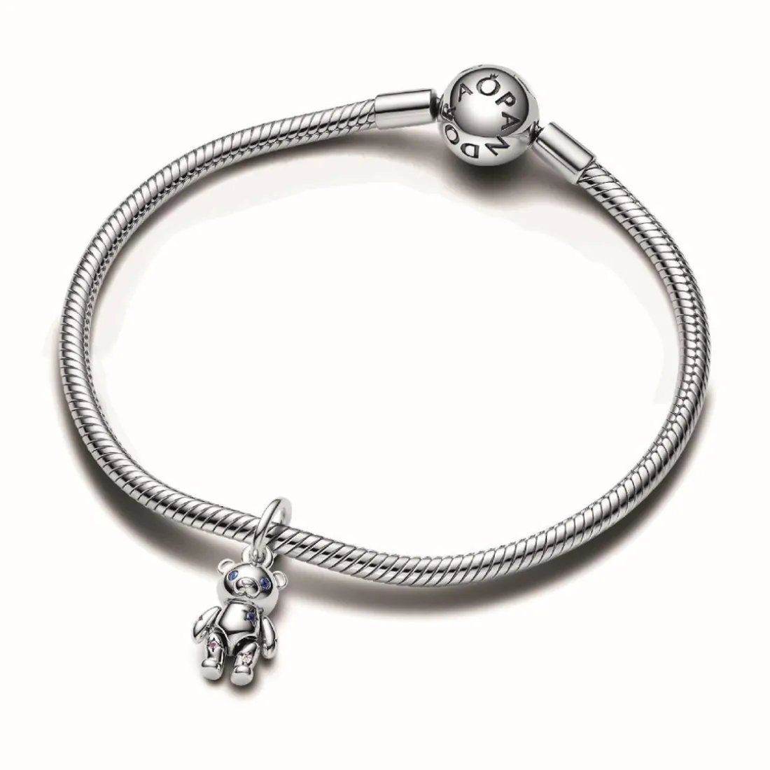 Charm Pendant Ours en Peluche Articulé - Pandora Moments