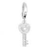 Charms Et Perles So Charm - CH0060-ARGENT - Charm Clé C?Ur