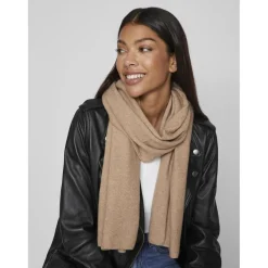 Écharpe oversize marron clair Iris