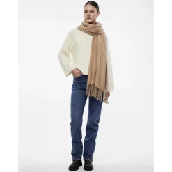 Écharpe oversize marron Xena