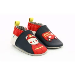 Chausson Garçon FIREMAN bleu marine
