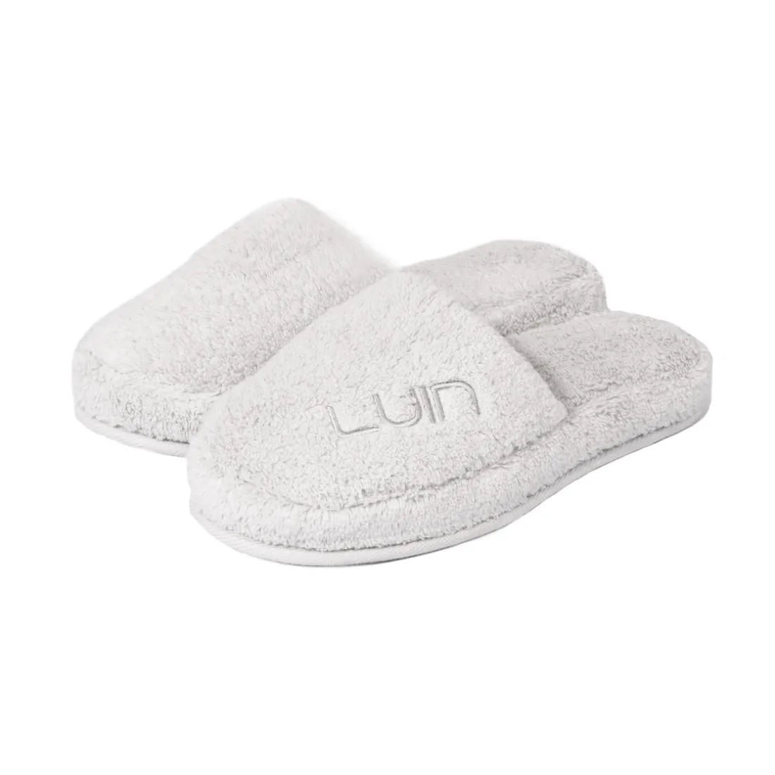 Chaussons Cosy Pearl Grey gris en coton