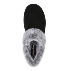 Chaussons COZY CAMPFIRE - FRESH TOAST noir en tissu