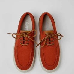 Chaussure Homme Runner en coton rouge
