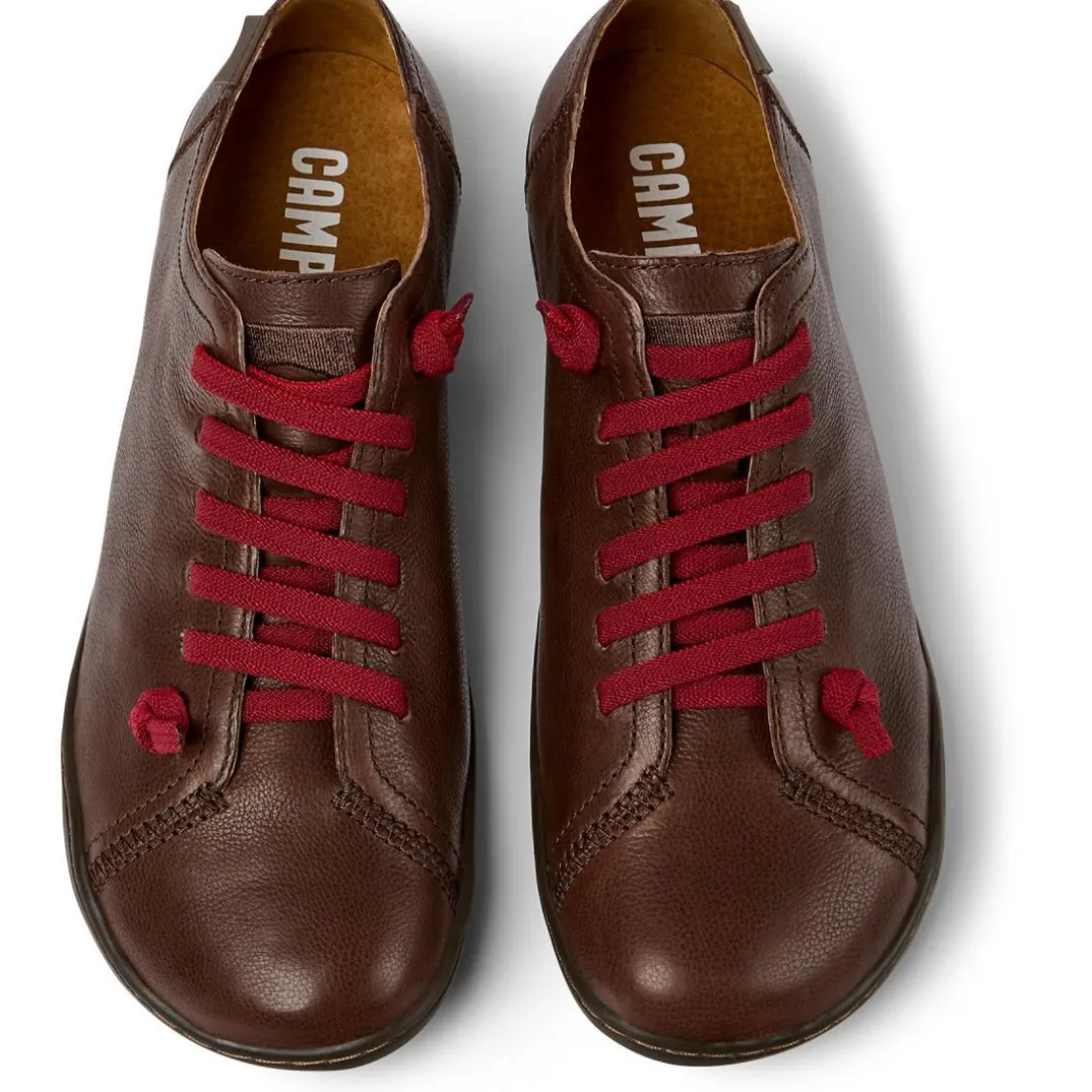 Chaussures Femme - Peu Cami marron foncé en cuir