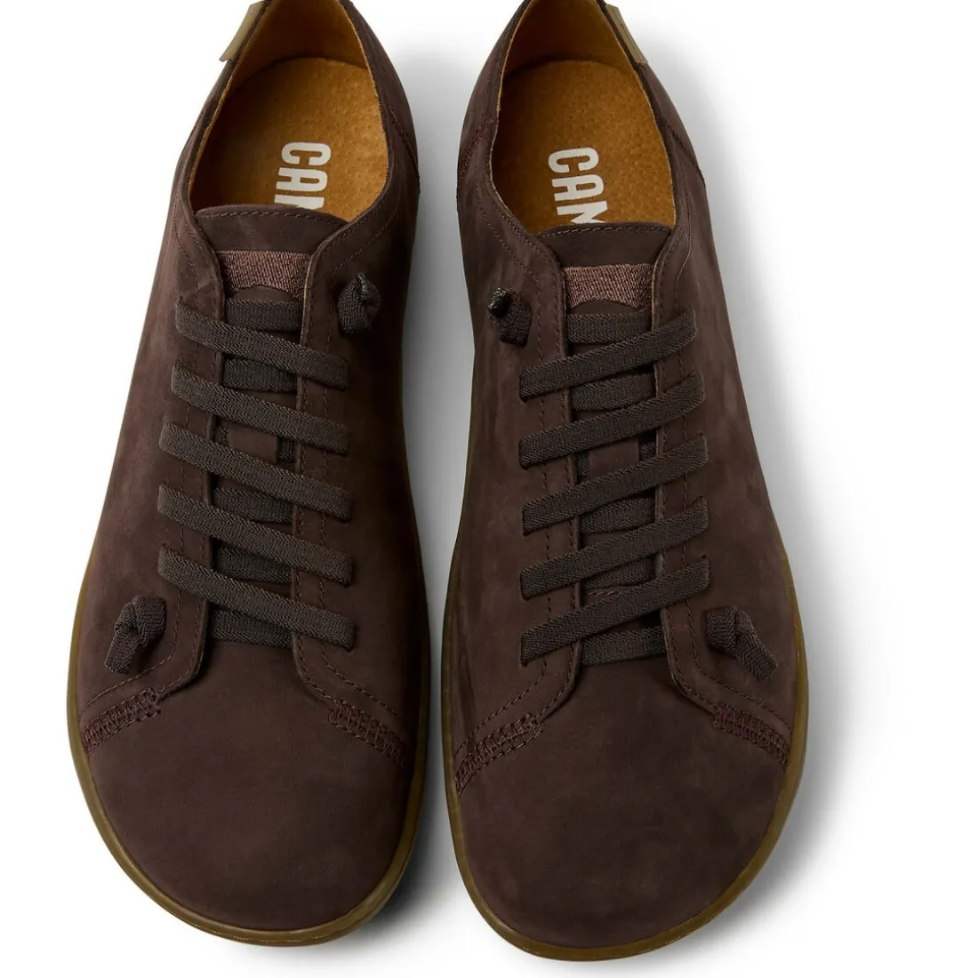 Chaussures Homme - Peu Cami marron foncé en cuir