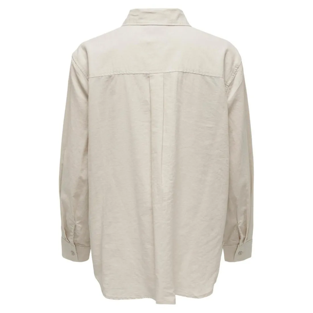 Chemise beige en lin