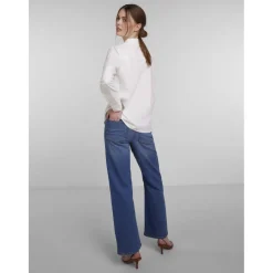 Chemise col boutonné manches longues blanc en coton