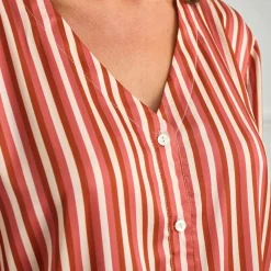 Chemise de nuit PAULETTERAY bois de rose en coton