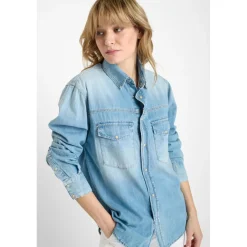 Chemise en jeans DARMON bleu Bree