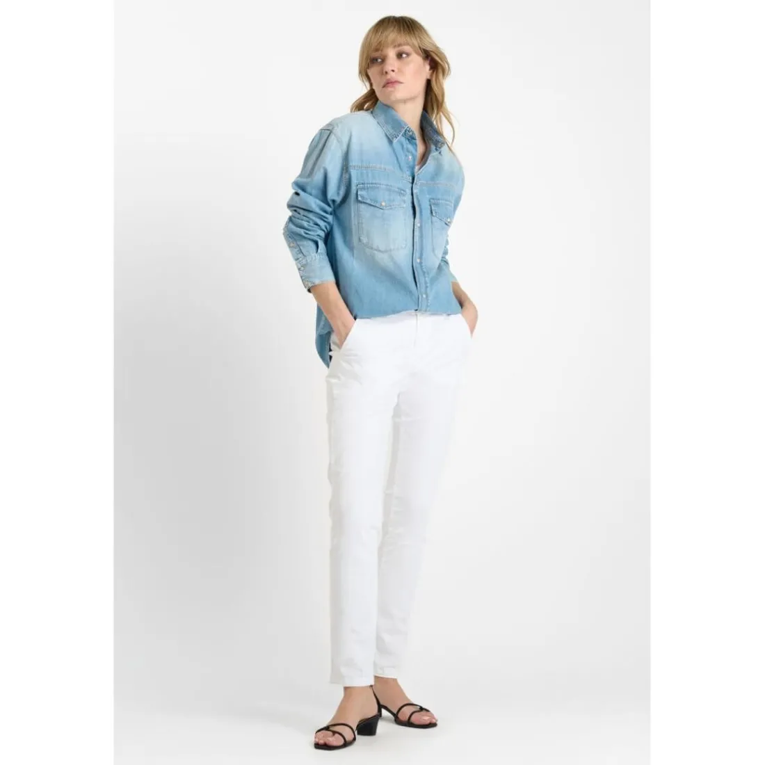 Chemise en jeans DARMON bleu Bree