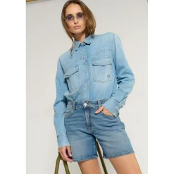 Chemise en jeans DARMON bleu Bree