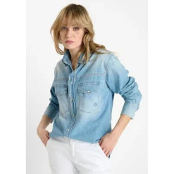Chemise en jeans DARMON bleu Bree