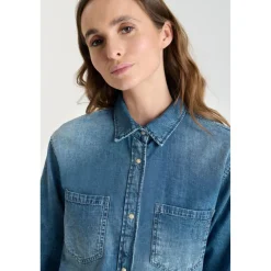 Chemise en jeans HELENA bleu Fern
