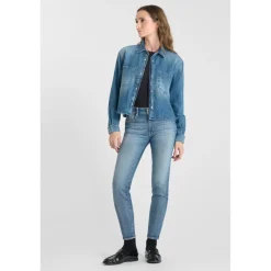 Chemise en jeans HELENA bleu Fern