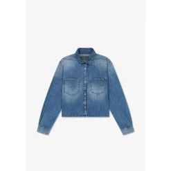 Chemise en jeans HELENA bleu Fern