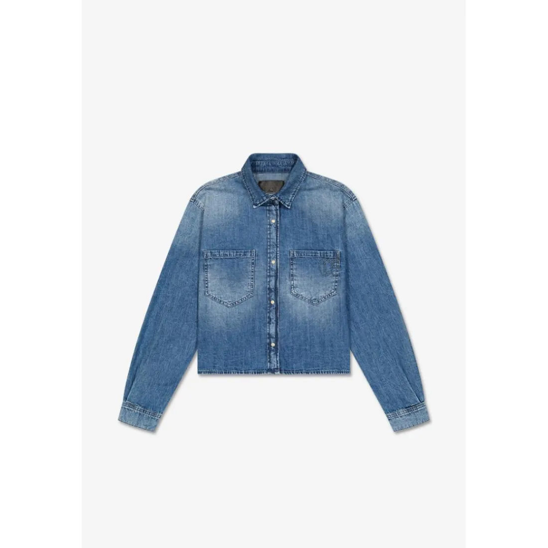 Chemise en jeans HELENA bleu Fern