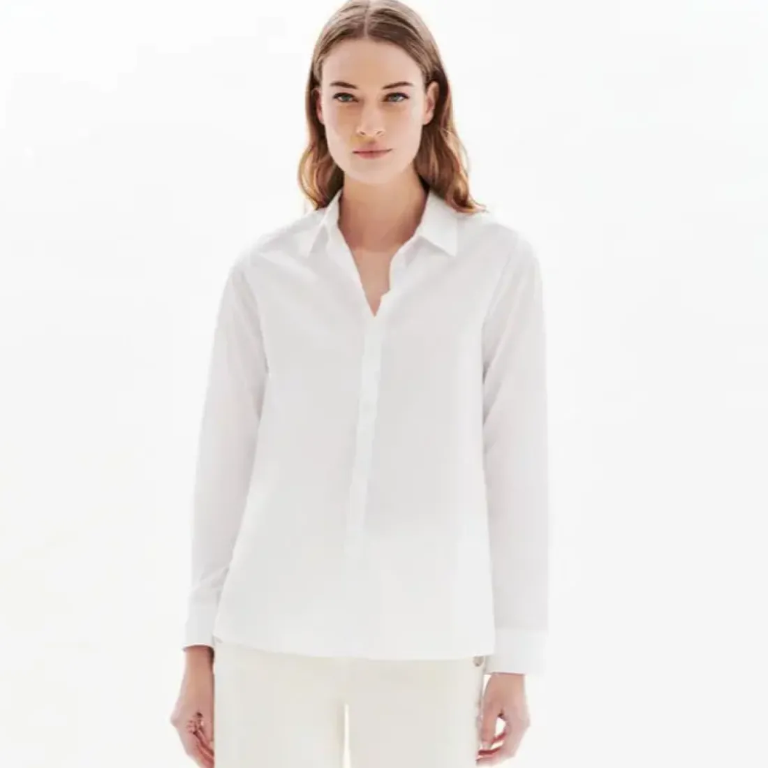 Chemise femme blanche en coton