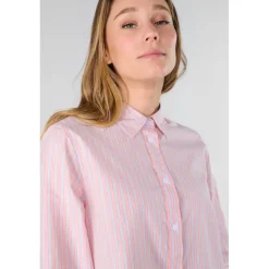 Chemise JAMA rose Page en coton