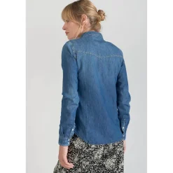 Chemise JUANITA bleu en coton