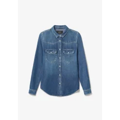 Chemise JUANITA bleu en coton